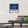 NFL Dallas Cowboys- Logo 21 Wall Poster, 22.4L" x 14.7W", Bronze Framed Version view 2