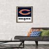 NFL Chicago Bears - Logo 21 Wall Poster, 22.4L" x 14.7W", Bronze Framed Version view 2