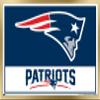NFL New England Patriots - Logo 21 Wall Poster, 22.4L" x 14.7W", Gold Framed Version view 1