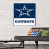 NFL Dallas Cowboys- Logo 21 Wall Poster, 34L" x 22.4W", Premium Poster & Mount Bundle view 2