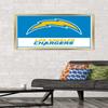 NFL Los Angeles Chargers - Logo 21 Wall Poster, 34L" x 22.4W", Gold Framed Version view 2