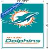 NFL Miami Dolphins - Logo 21 Wall Poster, 34L" x 22.4W", Premium Poster & Mount Bundle view 3
