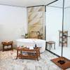 Cambridge Casual Superior Indonesian Teak Non-Slip Wood Bath Shower Mat, Natural Brown view 2