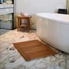 Cambridge Casual Superior Indonesian Teak Non-Slip Wood Bath Shower Mat, Natural Brown view 4