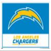NFL Los Angeles Chargers - Logo 21 Wall Poster, 34L" x 22.4W", White Framed Version view 1
