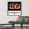 NFL Cincinnati Bengals - Logo 21 Wall Poster, 34L" x 22.4W", Barnwood Framed Version view 2