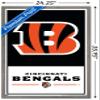 NFL Cincinnati Bengals - Logo 21 Wall Poster, 34L" x 22.4W", Barnwood Framed Version view 3