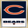 NFL Chicago Bears - Logo 21 Wall Poster, 22.4L" x 14.7W", Gold Framed Version view 1
