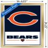 NFL Chicago Bears - Logo 21 Wall Poster, 22.4L" x 14.7W", Gold Framed Version view 3