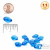 PMLAND 370 Pcs Royal Blue Acrylic Stones, 16 mm Marbles for Vase Decor view 3