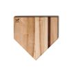 Baseball BBQ | 12'' Home Plate Cutting Board | Kitchen & BBQ Accessory for Baseball Fans Wood for Chopping, Prep, or Charcuterie | Made in USA view 1