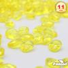PMLAND 370 Pcs Yellow Acrylic Stones, 16mm Marbles for Vase Filler Decor view 4