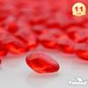 PMLAND 370 Pcs Red Acrylic Stones, 16 mm Marbles for Vase Filler Rocks view 2