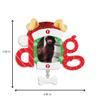 2025 Personalized Christmas Tree Ornaments for Pets - Santa Hat Dog Frame Customized Merry Christmas Ornament - Keepsake for Puppy Dog Lovers-Free Customization view 3