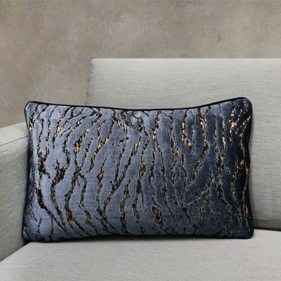 Millihome MillowUS Cut Velvet Luxury Glam Cushion Cover Pillowcase Decorative Throw Pillow 20*20inch(12*20inch,Ocean Blue)