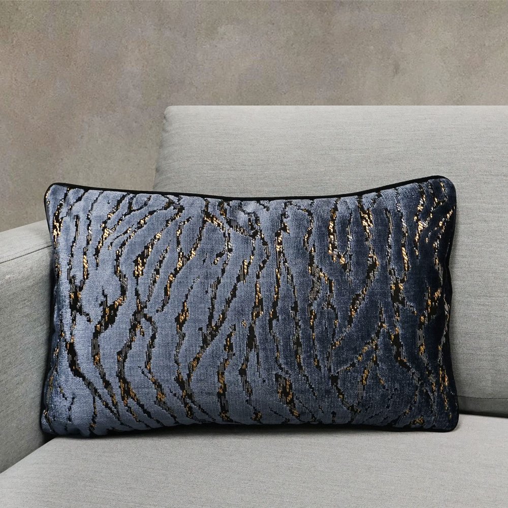 Millihome MillowUS Cut Velvet Luxury Glam Cushion Cover Pillowcase Decorative Throw Pillow 20*20inch(12*20inch,Ocean Blue)