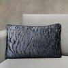 Millihome MillowUS Cut Velvet Luxury Glam Cushion Cover Pillowcase Decorative Throw Pillow 20*20inch(12*20inch,Ocean Blue) view 1