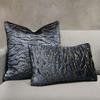 Millihome MillowUS Cut Velvet Luxury Glam Cushion Cover Pillowcase Decorative Throw Pillow 20*20inch(12*20inch,Ocean Blue) view 4
