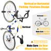 CyclingDeal Road Bike Bicycle Clip Storage Wall Mount Rack - Premium Quality Clip for Outdoor and Indoor - Safe & Secure for Road Hybrid Bikes - Store Bicycles in Garage or Home view 4