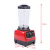 2200W Countertop Blender, High Power Commercial Blender for Shakes and Smoothies eavy Duty Household Grade Automatic Timer Blender Mixer Juicer for Crushing Ice, Frozen Dessert (Red) view 2