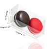 100 Pack Clear Macaron Boxes for 2 Small Plastic Chocolate Covered Ore Boxes 4.17 x 2.16 x 1.37 Inches for Wedding Bridal Shower Baby Shower Party Favors Small Bakery Boxes Pastry Treat Boxes view 3
