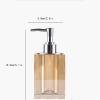 Soap Dispenser High-end Crystal Soap Dispenser Transparent Pump Bottle Home Hotel Bathroom Lotion Dispenser Can Hold A Variety of Liquids for Kitchen,Bathroom,Office (Color : Silver) view 2
