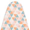 Encasa XO Ironing Board Cover and Pad 49"x18" Standard Size | Thick 4mm Felt Padded Iron Board Cover with Padding, Scorch & Stain Resistant Cotton, Heavy Duty Elastic Bungee Snug Fit - [Design] view 1