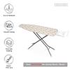 Encasa XO Ironing Board Cover and Pad 49"x18" Standard Size | Thick 4mm Felt Padded Iron Board Cover with Padding, Scorch & Stain Resistant Cotton, Heavy Duty Elastic Bungee Snug Fit - [Design] view 2