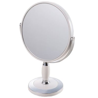 Senko 52411 Rata Stand, Mirror, Height: Approx. 9.6 inches (24.5 cm), White