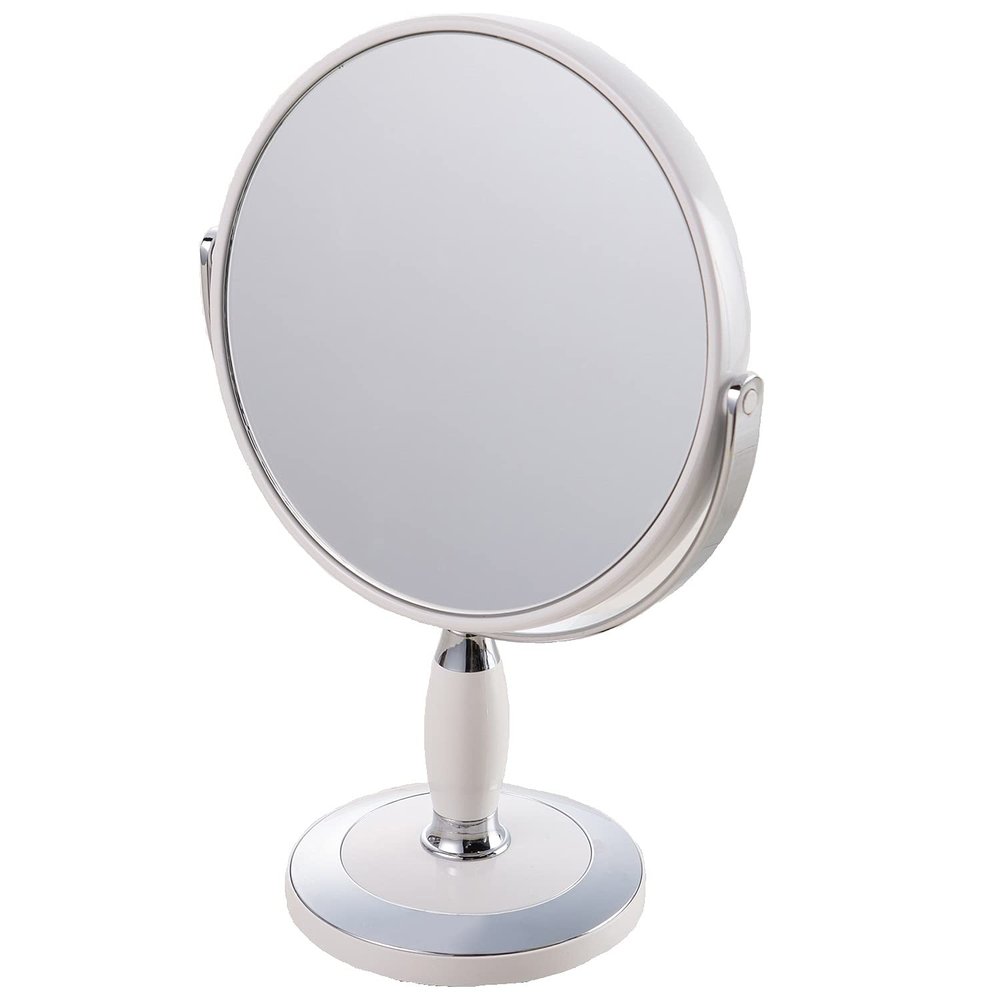 Senko 52411 Rata Stand, Mirror, Height: Approx. 9.6 inches (24.5 cm), White