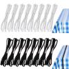 Riakrum Table Bungees Tablecloth Strap Elastic Adjustable Tablecloth Band Bungee Cord to Hold Down Table Cloth Cover for Outdoor Picnic Kitchen Camping Wedding Party(16 Pcs,Normal Size) view 1