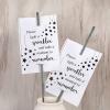 Outus 50 Pieces Memorial Sparkler Cards, No Sparkler - Celebration of Life Decorations Funeral Cards Double Sided for Birthday Anniversary Funeral Memorial Service(White) view 1