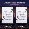 Outus 50 Pieces Memorial Sparkler Cards, No Sparkler - Celebration of Life Decorations Funeral Cards Double Sided for Birthday Anniversary Funeral Memorial Service(White) view 2