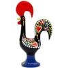 6 Inch Good Luck Portuguese Rooster Barcelos Metallic Figurine for Kitchen Decor (Black) view 1