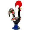 6 Inch Good Luck Portuguese Rooster Barcelos Metallic Figurine for Kitchen Decor (Black) view 3