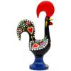 6 Inch Good Luck Portuguese Rooster Barcelos Metallic Figurine for Kitchen Decor (Black) view 4