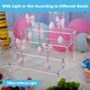 Display Shelf Cake Stand 4 Tier Shelf Cupcake Stand Multifunctional and Durable Acrylic Stand Mounting Hardware Included Ideal for Desserts, Cosmetics, Glassware, Figurines view 3