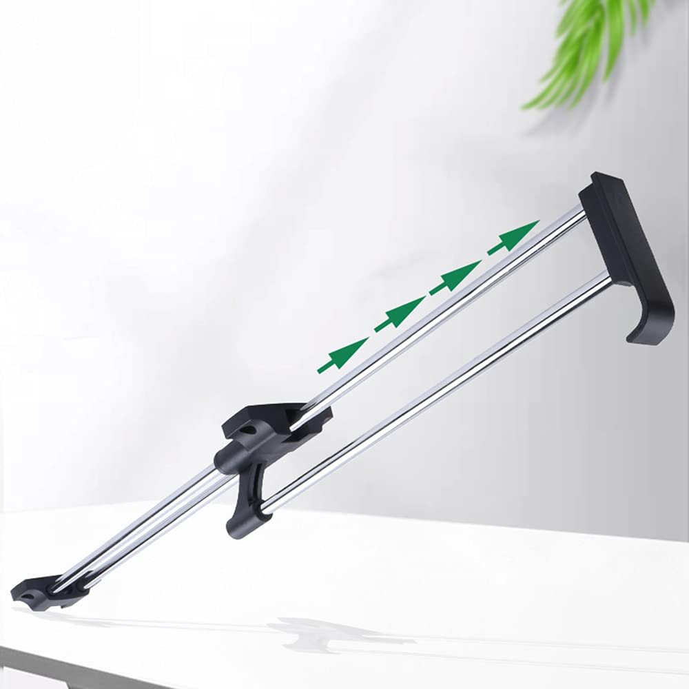 LKP Closet Retractable Clothing Rack, Pull Out Hanger Rack, 12inch/13.8inch/15.7inch/19.7inch Space Saving Coat Rack, for Pants, Scarves, Shirt