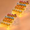 Display Shelf Cake Stand 4 Tier Shelf Cupcake Stand Multifunctional and Durable Acrylic Stand Mounting Hardware Included Ideal for Desserts, Cosmetics, Glassware, Figurines view 1