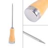 Ice Pick, Wooden Ice Cone Stainless Steel + Wood Portable Durable for Bars Kitchens for Refrigerator Deicing Tool for Picnics Camping for Restaurants view 3