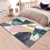 CWYPB Rug Runners for Hallways, Non Slip Geometric Pattern Washable Kitchen Rugs Door Mat Indoor, Narrow Long Hall Runner for Living Room Rug,130x700CM view 3