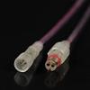 Davitu Wires & Cables - 2core waterproof male and female terminal cable 2P Transparent butt joint Power connection cord LED lighting special wire 50pair view 1