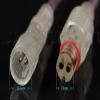 Davitu Wires & Cables - 2core waterproof male and female terminal cable 2P Transparent butt joint Power connection cord LED lighting special wire 50pair view 2