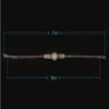 Davitu Wires & Cables - 2core waterproof male and female terminal cable 2P Transparent butt joint Power connection cord LED lighting special wire 50pair view 4