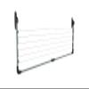 Daytek Mk2 Fold Down Clothesline - Slim, 42.7 Feet Drying Space view 2