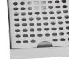 Alvinlite Stainless Steel Drip Tray, Wall Mounted Beer Drip Tray Removable Water Drink Drip Holder Kitchen Utensils view 3