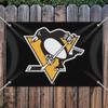 Pittsburgh Penguins Logo Home Business Office Sign view 3