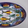 17" TALAVERA SINK drop in (semi-recessed) mexican handmade hand painted ceramic view 4
