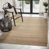 Abani Farmhouse Style Premium All-Natural Fiber 5'3" x 7'6" (5x8) Jute Rug - Textured Beige Braided Boho Dining Room Rug Rugs view 1