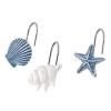 Avanti Linens - Shower Curtain Hooks, Beach Inspired Bathroom Decor, Set of 12 (Abstract Coastal Collection) view 1